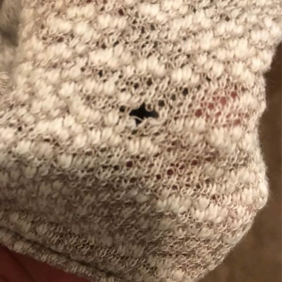 Women’s Plus Size 2x Croft & Barrow Beige White Open Cardigan **See Description - Picture 2 of 4